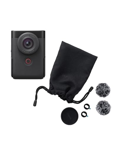 canon powershot v10 vlogging kamera schwarz, youtube, wlan