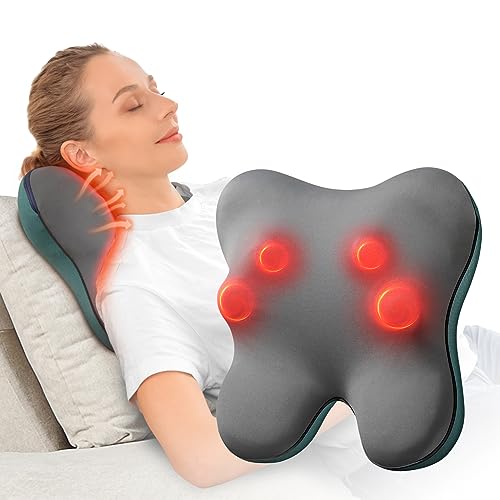bob and brad rückenmassagegerät mit wärme, shiatsu nackenmassagegerät für muskelschmerzlinderung