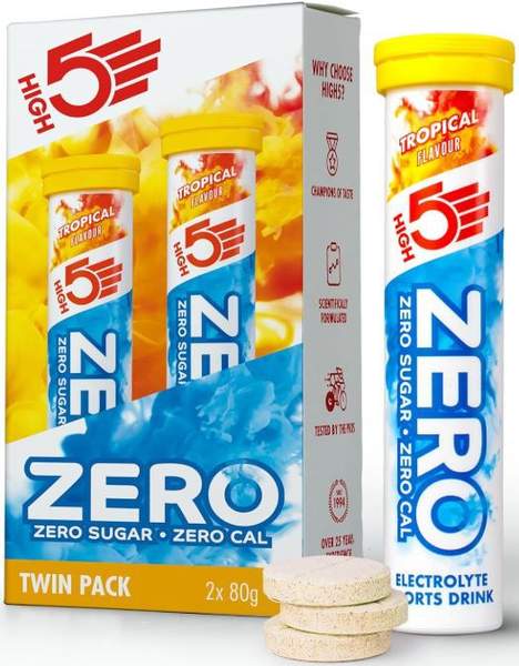 Produktbild: high5 zero elektrolyte ohne zucker, 2 x 20 portionen, ab 6,29 euro