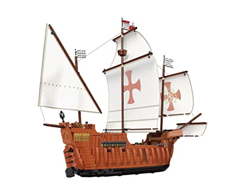 bluebrixx klemmbausteine set santa maria, 3632 teile, bb pro 104892