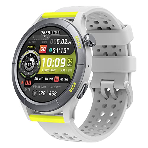 Amazfit cheetah 47mm lauf-smartwatch für männer und frauen, rund