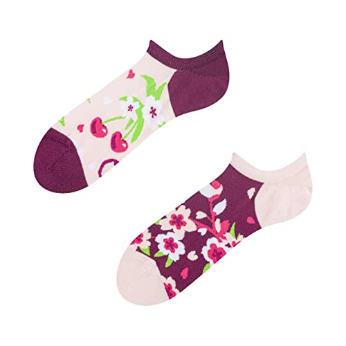 dedoles socken unisex baumwolle kirschblüte rosa gr. 35-38 lustige designs 1 paar