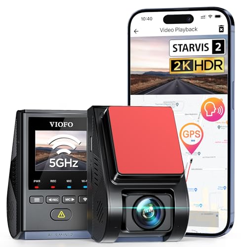 dashcam viofo a119 mini 2,7k wifi 2k 60fps gps parkmodus 1,5 zoll lcd