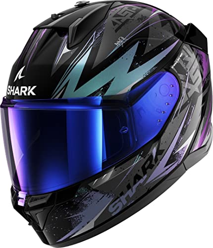 shark d-skwal 3 integralhelm motorrad unisex schwarz kgx, größe l