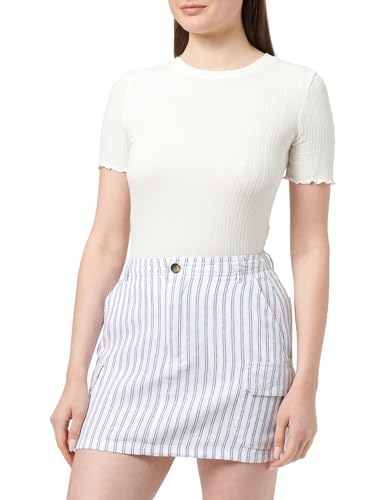 ONLY Onlmalfy-Caro Damen Leinen Minirock PNT (1er Pack)