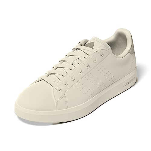 adidas damen schuhe advantage leder chalk white/chalk white/champagne met 38 2/3 eu