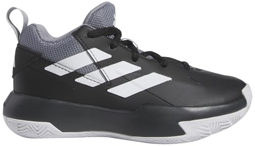 adidas basketball schuhe cross 'em up select, core black/cloud white/grau, 28 eu