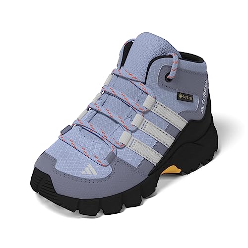 adidas baby wanderschuhe terrex mid gore-tex blau grau solar gold, 19 eu