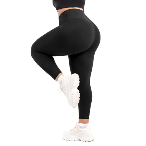 sinophant leggings damen high waist sport leggings große größen gym outdoor XXL