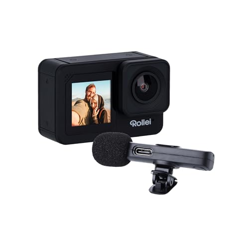 Rollei Actioncam D6Pro - 5K Video, 2,2 Zoll Touchscreen, wasserdicht bis 30 m, Gimbal