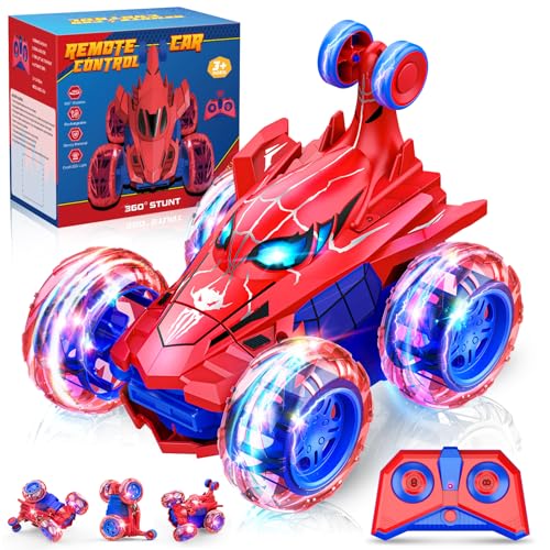 ferngesteuertes auto dreamlandia 2.4GHz RC monstertruck 360 flip LED licht ab 3 jahre