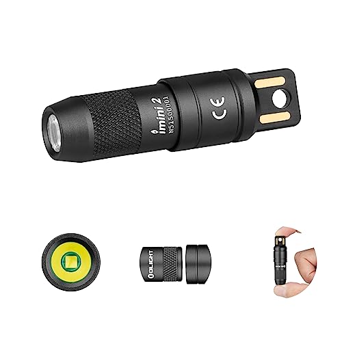 olight imini 2 taschenlampe led usb aufladbar schlüsselanhänger magnetisch schwarz