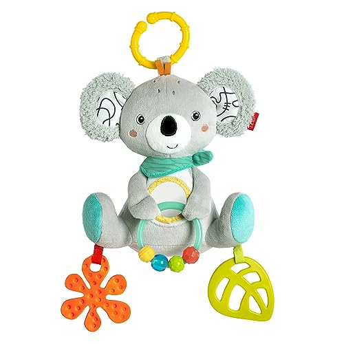 fehn spielzeug baby koala - motorikspielzeug mit greif-elementen für babys 3+ monate