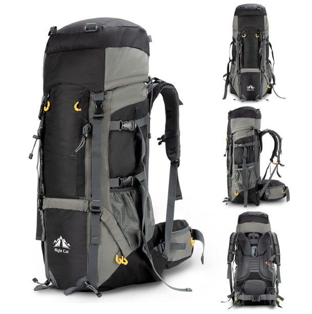 wanderrucksack night cat 70l mit regenschutz für 44,99 euro statt 90 euro