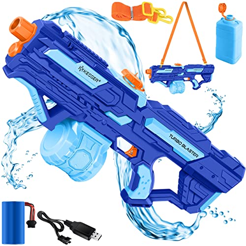 kesser wasserpistole elektrisch akku 1000 ml 8m reichweite kinder erwachsene navyblau