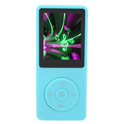 mp3 mp4 player 8 gb mit 1,8 zoll bildschirm und 450 mah akku blau