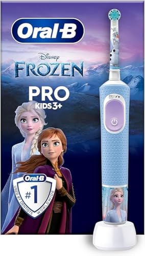 oral-b pro kids elektrische zahnbürste frozen, ab 3 jahren, sensitiv-modus, weich