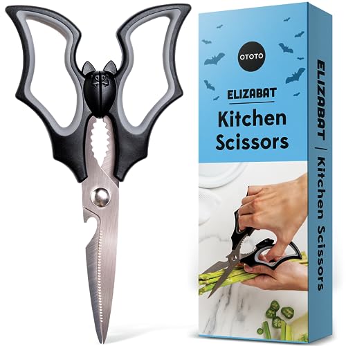 OTOTO Elizabat Küchenschere, Fledermaus Küchenschneider, Halloween-Geschenke, Küchenhelfer und Zubehör