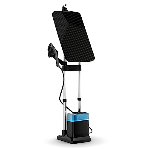 Tefal Ixeo Power All-In-One Dampfbügeleisen, schwarz/blau, QT2022