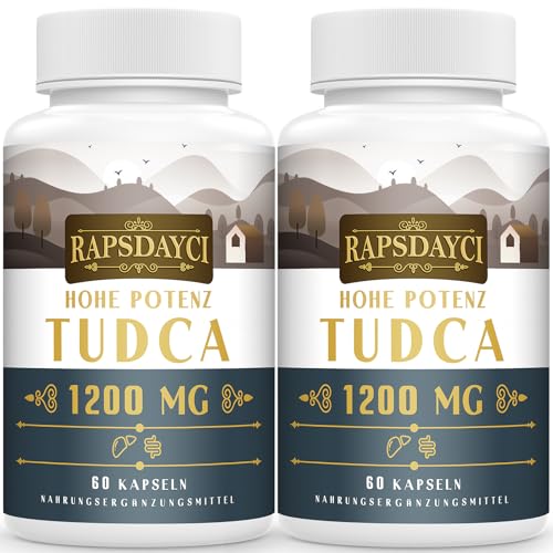 tudca hochdosiert 1200 mg 60 kapseln - tauroursodeoxycholsäure, glutenfrei, non-gmo