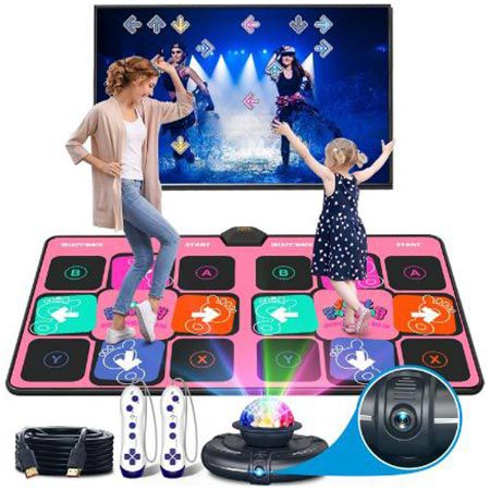 fwfx elektronische tanzmatte mit kamera und zubehör für 97,99 euro