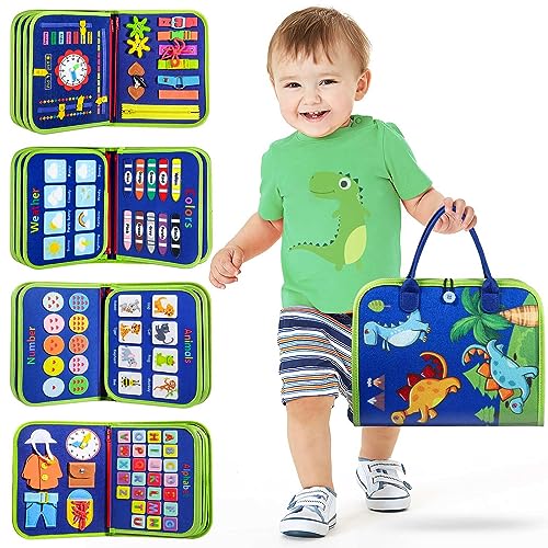 FREYBLI busy board Montessori spielzeug für kleinkinder ab 1 jahr, geschenk jungen