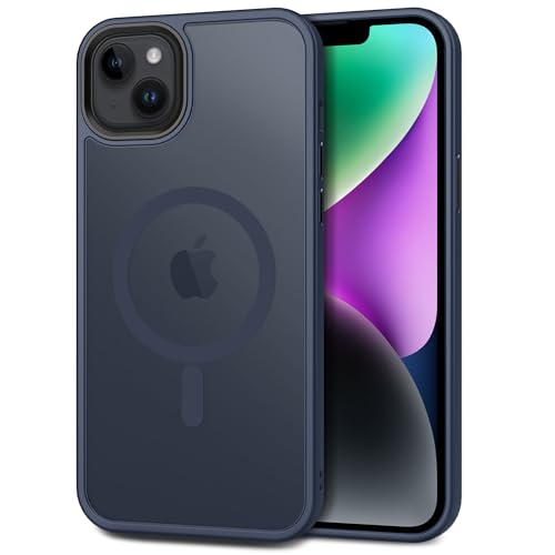 cacoe magnetische hülle für iphone 13/14 6.1 zoll, kompatibel mit magsafe, stoßfest, kratzfest