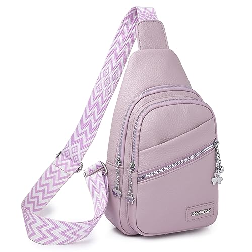 myhozee sling bag damen klein brusttasche umhängetasche für wandern sport reisen