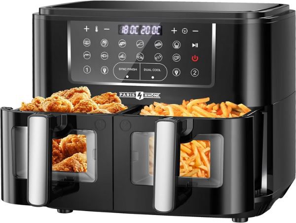 doppel-heißluftfritteuse Paris Rhone XXL 9,5L für 89,99 statt 120