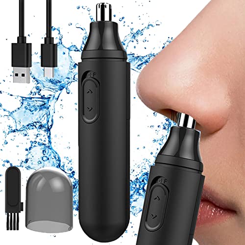 Produktbild: usb wiederaufladbar nasenhaartrimmer ohrhaarschneider IPX7 wasserdicht doppelklingen