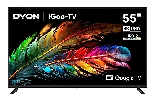 dyon igoo-tv 55U 139cm (55 zoll) 4K uhd google tv mit triple tuner und streamingdiensten