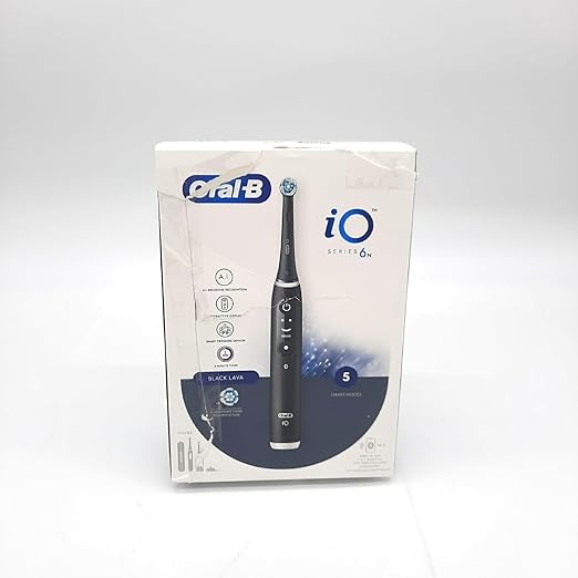 oral-b iO6 elektrische zahnbürste mit intelligenter druckkontrolle und app