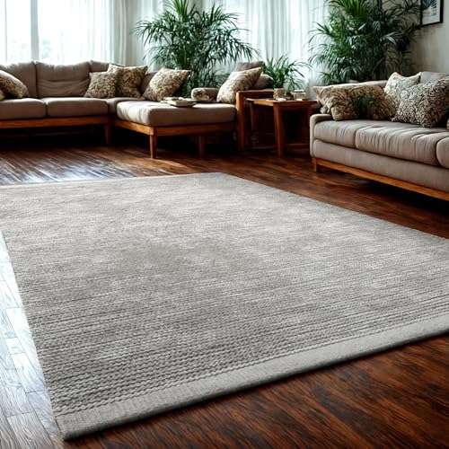 my-rug wollteppich woolheaven 160 x 230 cm beige aus schurwolle für esszimmer