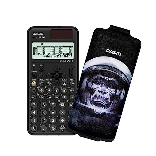 Produktbild: casio fx-991de cw classwiz wissenschaftlicher taschenrechner, art case space monkey
