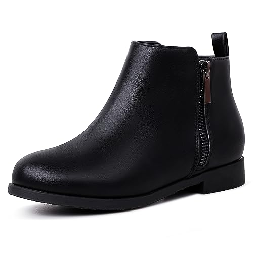 harvest land mädchen stiefeletten kinder ankle boots chelsea stiefel schwarz pu 28