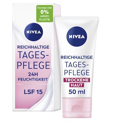 nivea tagespflege trockene haut lsf 15 für 2,60 euro statt 4,25 euro