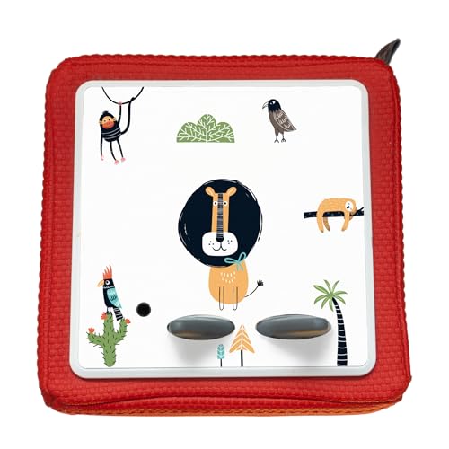 jp journey schutzfolie toniebox, aufkleber folie für tonie, einteilig, löwe