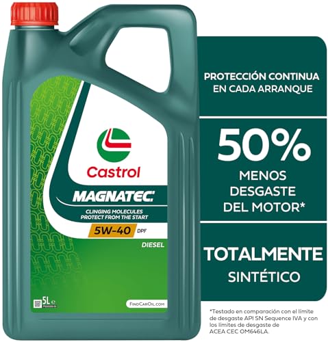 Produktbild: castrol magnatec 5w-40 motoröl dpf, 5 liter für Benzin- und Dieselmotoren