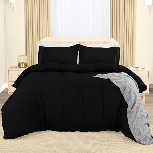 Erleben Sie Komfort mit dem Utopia Bedding Bettwsche Set. Das luxurise Mikrofaser-Material sorgt fr perfekten Schlaf. Inkl. 2 bestickte Kissenbezge.