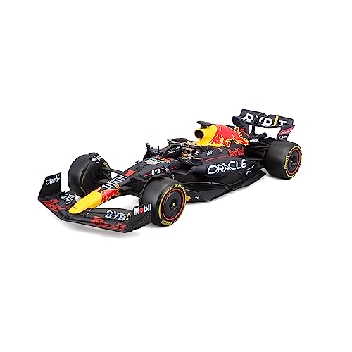 bburago modellauto redbull rb18 2022 max verstappen 1:24 hardcase blau 18-28026V