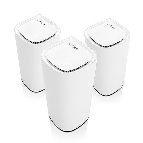 Produktbild: Linksys velop pro wifi 6e mesh 3er-pack, 5 m, bis zu 600 geräte