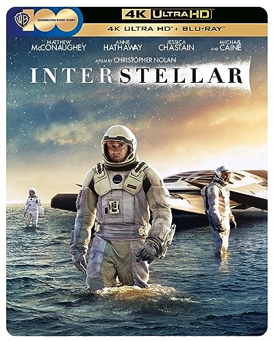 interstellar 4k steelbook - 4k ultra hd + blu-ray