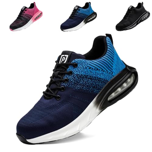 sicherheitsschuhe damen s3 mit stahlkappe atemschutz sneakers schwarz kinder