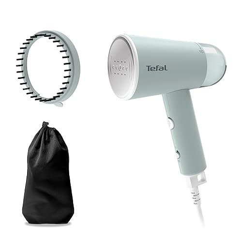 tefal dampfbürste reise 1200 w klappbar 20 g/min 70 ml wassertank einsatzbereit 25 sekunden