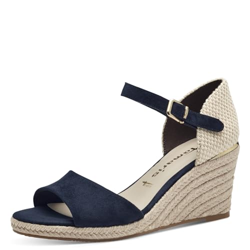 tamaris sandalette 1-28387-42 805 schmal in schwarz für damen