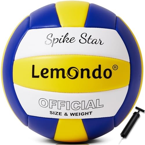 Lemondo beachvolleyball wasserfest PU leder soft touch mit pumpe für indoor outdoor