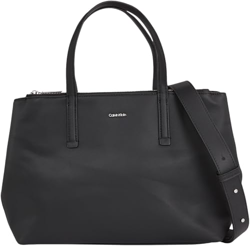 calvin klein damen tote tasche schwarz mittelgroß einheitsgröße