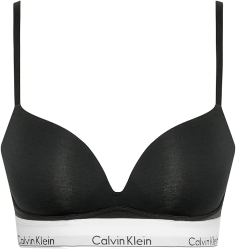 Produktbild: Calvin Klein Push-Up BH Plunge Schwarz 80B mit Bügel für Damen