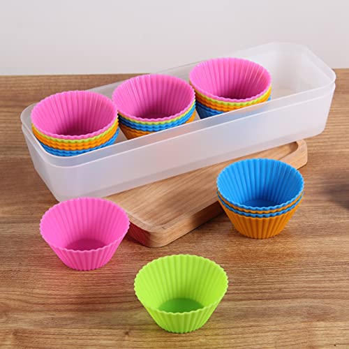 muffinförmchen silikon wiederverwendbar umweltfreundlich 12 stück BPA-frei für cupcakes