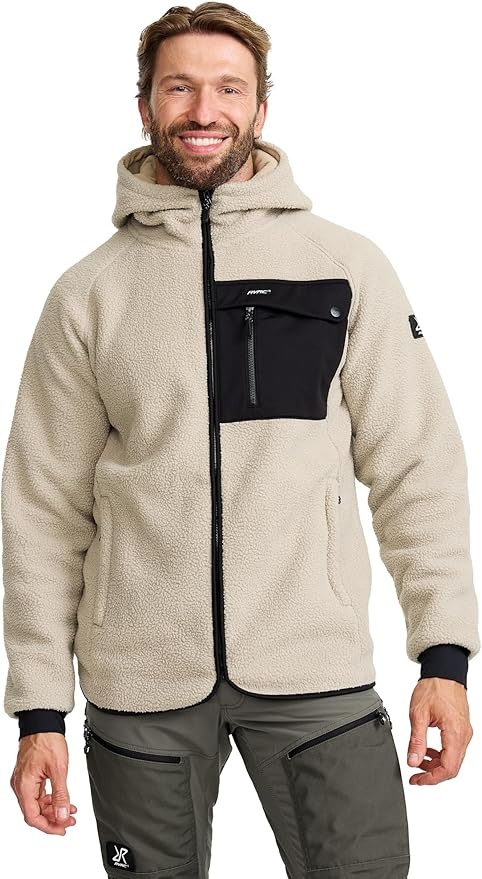 Produktbild: Sherpa hoodie herren von revolutionrace - warm, bequem, optimal für outdoor